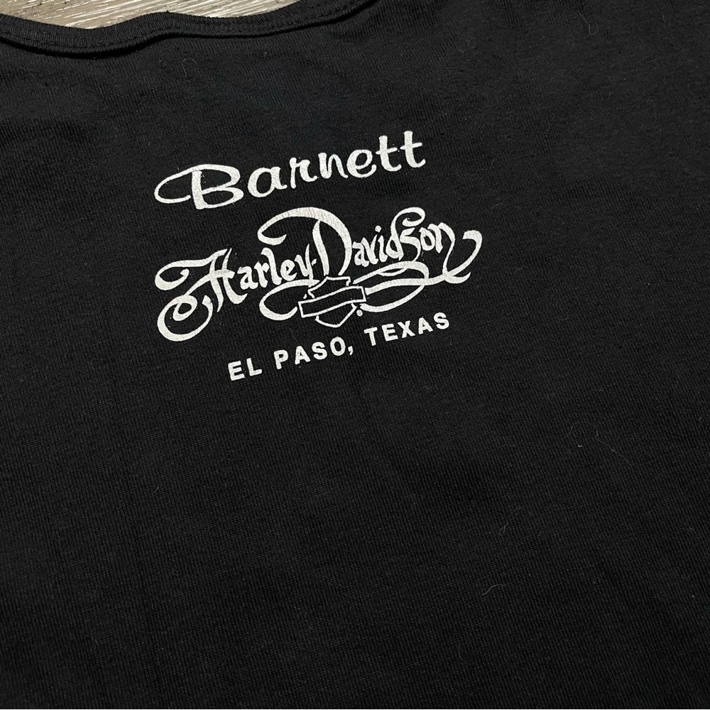 Harley Davidson Grey Black Long Sleeve TShirt Crew Neck M - Picture 5 of 9